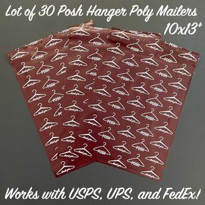 30 10x13" Posh Hanger "Thank You" Poly Mailers!